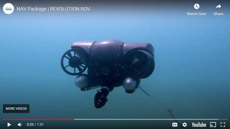 Deep Trekker NAV Package for Revolution ROV