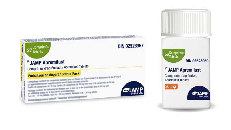 The JAMP Pharma Group Launches Prjamp Apremilast, A New Generic Alternative For The Treatment Of Plaque Psoriasis And Psoriatic Arthritis