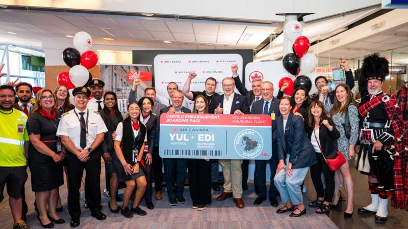 🛩️🧳 Bonjour Scotland! Air Canada Launches Flights from Montréal to Edinburgh 🦄