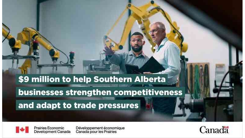 🇨🇦🍁💵 Government of Canada Investing in Business Growth and Trade Resilience in Alberta