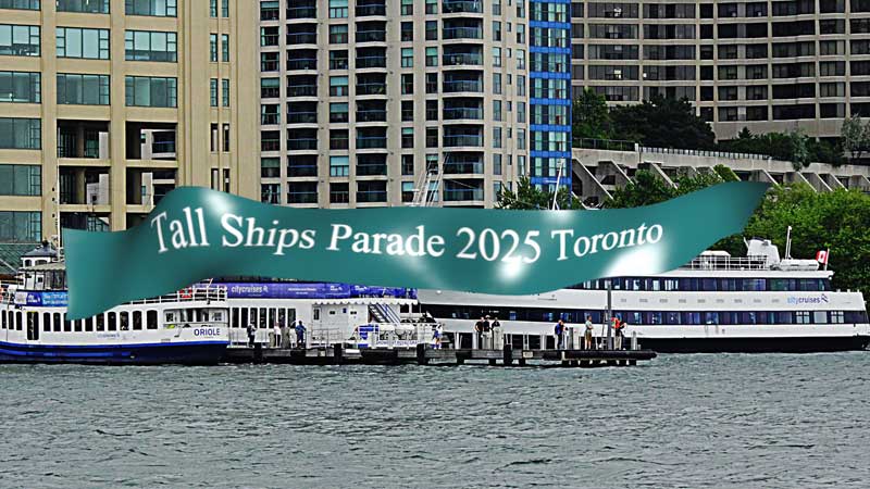 ⛵ 2025 Tall Ships Parade Toronto | Morning Sail on Empire Sandy, Canada’s Largest Tall Ship