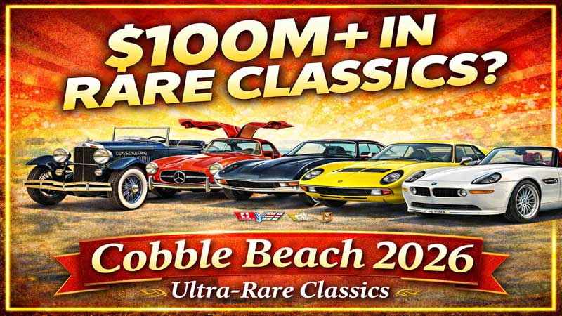 2026 🚗 Cobble Beach Classics at Canadian International AutoShow . 1906–2003 Collector Icons