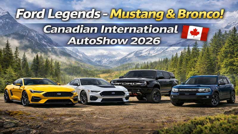 2026 🚗 Ford Legends: Mustang & Bronco Showcase | AutoShow 🇨🇦