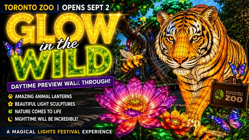 2026 ✨GLOW in the WILD Toronto Zoo 🐯 It’s AMAZING Even in Daylight!
